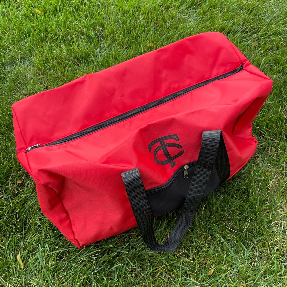 Lightweight MN Twins Red Duffle Bag